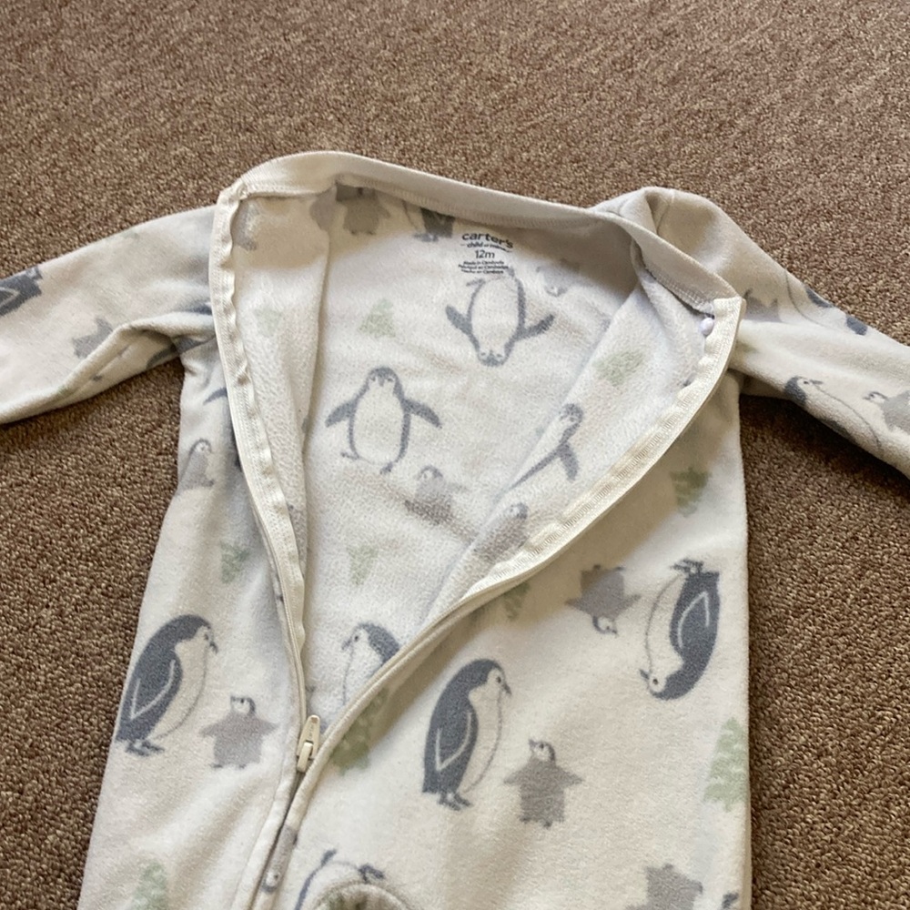 Burt's Bees/Carter's fleece sleepers - Picture 15 of 16